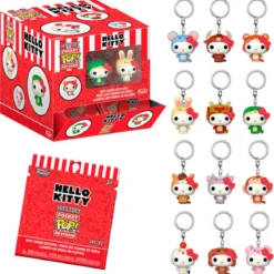hello kitty & friends - mystery pop keychain