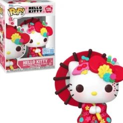 hello kitty - hello kitty in kimono 9cm - funko pop! 135