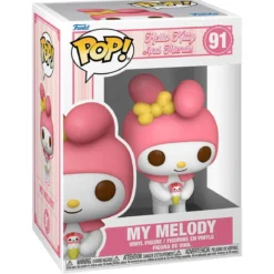 hello kitty - hello kitty & my melody 9cm - funko pop! 2 pack