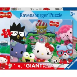 hello kitty tanta energia - puzzle da pavimento 24 pezzi