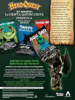 heroquest - la cripta dell'oscurità perpetua - pack delle imprese