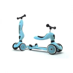 highwaykick 1 - monopattino trasformabile 2 in 1 - blueberry