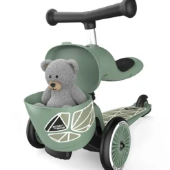 highwaykick 1 - monopattino trasformabile 2 in 1 - olive