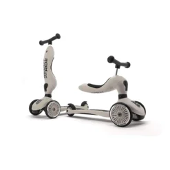highwaykick 1 - monopattino trasformabile 2 in 1 - ash