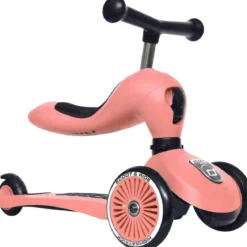 highwaykick 1 - monopattino trasformabile 2 in 1 - peach