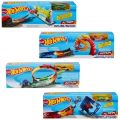 hot wheels - action classic stunt set - modello assortito