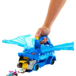 hot wheels city - drago trasportatore trasformabile
