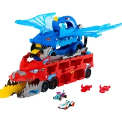hot wheels city - drago trasportatore trasformabile