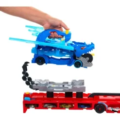 hot wheels city - drago trasportatore trasformabile