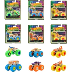 hot wheels - monster truck glow in the dark - assortimento
