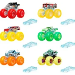 hot wheels monster truck - power smashers 1:64 - modello assortito