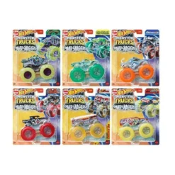 hot wheels monster truck - power smashers 1:64 - modello assortito