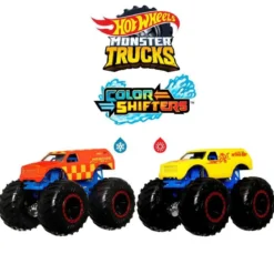 hot wheels - monster trucks color shift - 1:64 - modello assortito