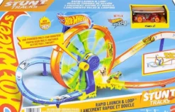 hot wheels - pista loop rotante