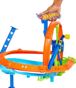 hot wheels - pista loop rotante
