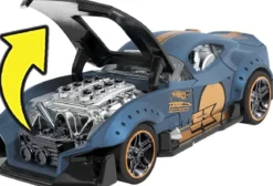 hot wheels - pull-back speeders - 1:43 - modello a retrocarica assortito