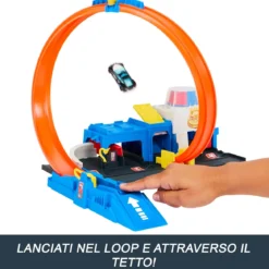 hot wheels - stazione di polizia playset