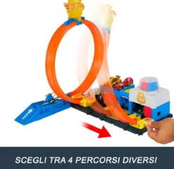 hot wheels - stazione di polizia playset