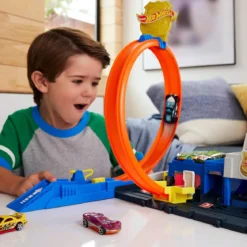hot wheels - stazione di polizia playset