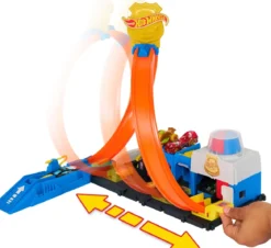 hot wheels - stazione di polizia playset