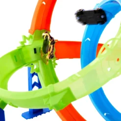 hot wheels - stunt tracks - rapid launch cyclone