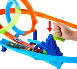 hot wheels - stunt tracks - rapid launch cyclone