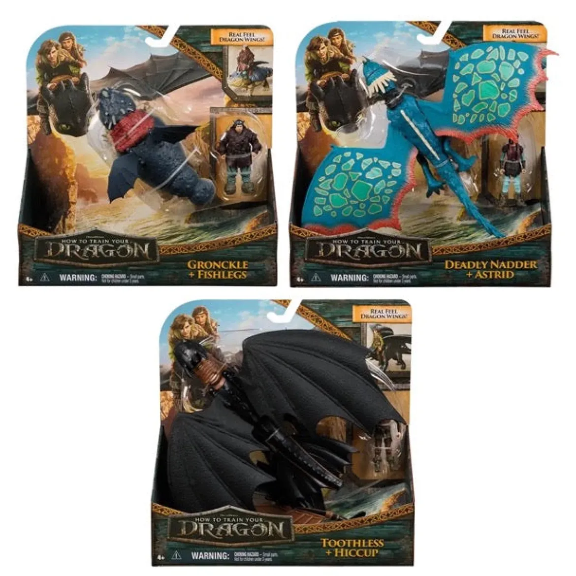 how to train your dragon - draghi e vichinghi - modello assortito