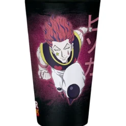 hunter x hunter - large glass - gon vs hisoka