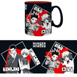 hunter x hunter - tazza 460ml - gon's group