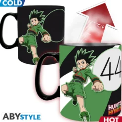 hunter x hunter - tazza termosensibile 460ml - gon & hisoka