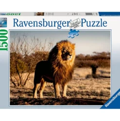 il leone, re degli animali - puzzle 1500 pezzi