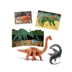 il mondo dei dinosauri - set creativo multiattività