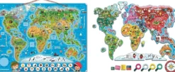 il mondo - puzzle magnetico