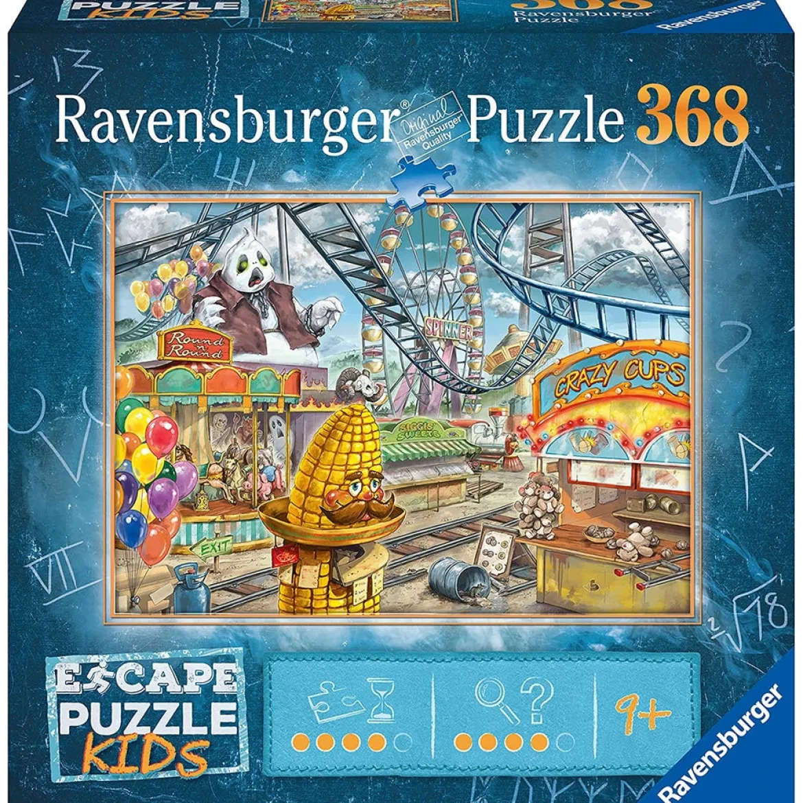 il parco divertimenti - escape puzzle kids 368 pezzi