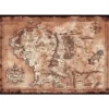 il signore degli anelli - poster maxi 61x91,5cm - mappa terra di mezzo