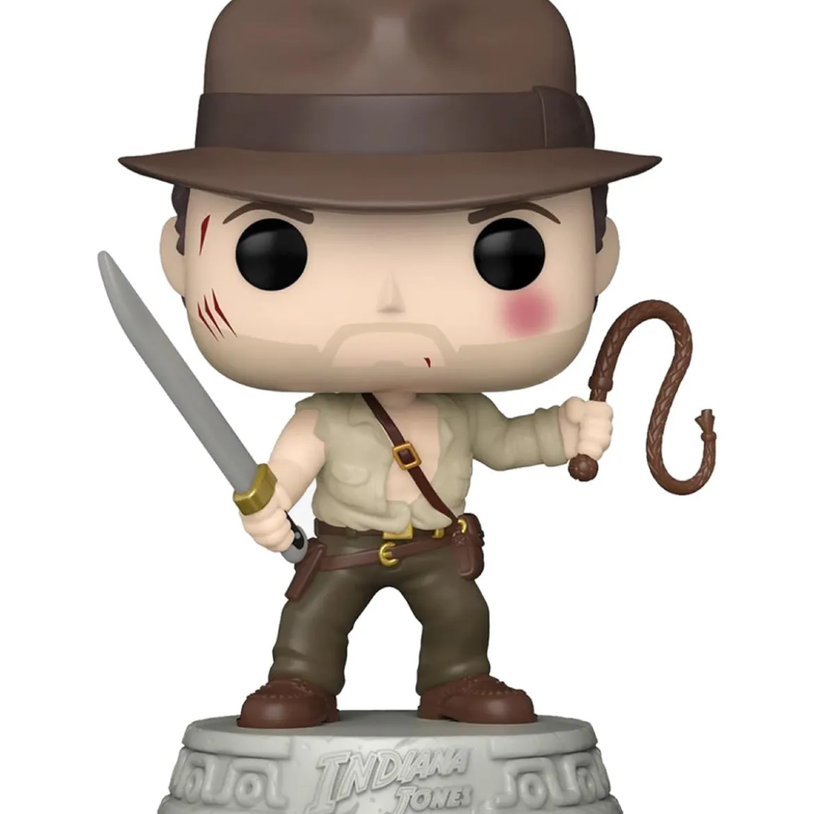 indiana jones - indiana jones with whip exclusive 9cm - funko pop 1369