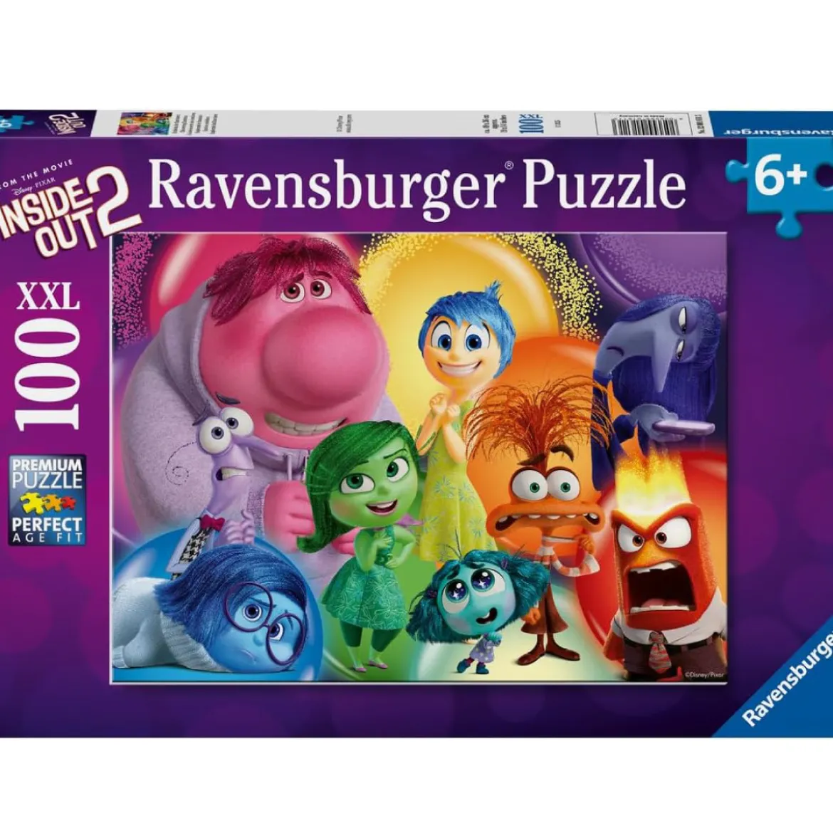 inside out 2 - puzzle 100 pezzi xxl