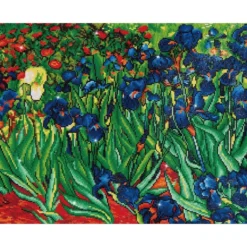 irises van gogh - diamond dotz advanced dd13.007 71x56cm