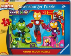 iron man e i suoi amici - puzzle gigante 24 pezzi pavimento