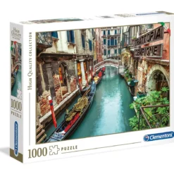 italian collection - canale venezia - puzzle 1000 pezzi high quality collection