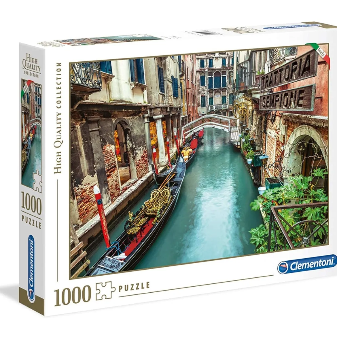 italian collection - canale venezia - puzzle 1000 pezzi high quality collection