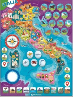 italia - puzzle magnetico