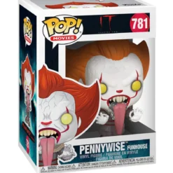 it: chapter 2 - pennywise (funhouse) 9cm - funko pop! 781