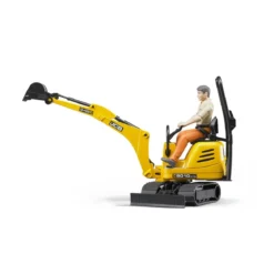 jbc micro escavatore 8010 con operaio