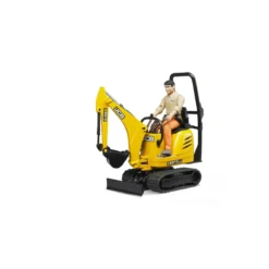 jbc micro escavatore 8010 con operaio