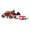 jeep wrangler unlimited rubicon pompieri, luci e suono e pompiere
