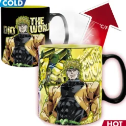 jojo's bizarre adventure - tazza heat change 460ml - jotaro dio