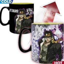 jojo's bizarre adventure - tazza heat change 460ml - jotaro dio