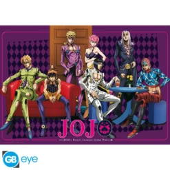 jojo's bizzarre adventure - poster maxi 91,5x61cm - golden wind team