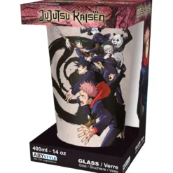 jujutsu kaisen - bicchiere large 400ml - tokyo vs kyoto